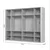 Jela Ormar Rondo P6-2OG/RO, 288x225x56cm,