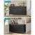 Songmics Shranjevalna omara 40x141x76 cm rjava