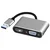 FAST ASIA Adapter konvertor USB 3.0 na HDMI+VGA