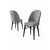 HANAH HOME Set 6 stolica Ritim Grey Black