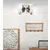 BRILLIANT  Lampa spot Vagos A60 E27 4x28W crno/bijela 89676/75