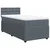Vidaxl Box spring postelja z vzmetnico temno siva 80x200 cm žamet