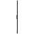 Vrata za tuš od kaljenog stakla 100 x 178 cm crna