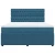 vidaXL vidaXL Box spring postelja z vzmetnico modra 180x200 cm žamet, (21308384)
