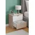 HANAH HOME Noćni stočić Lento Sonomo Oak White