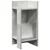 Pomoćni stolići 2 kom s policom siva boja betona 25,5x27x60 cm
