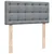 Vidaxl Box spring postelja z vzmetnico svetlo siva 80x200 cm blago
