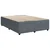 vidaXL Postelja boxspring z vzmetnico Temno siva 140 x 200 cm Žamet