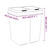 Dvostruka kanta antracit 2 x 25 L
