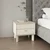 Hanah Home noćni ormarić Valento 20223, 50 cm, Moonstone / travertin