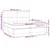 Krevet box spring s madracem LED svjetlosivi 200x200 cm baršun