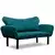 Atelier del Sofa Chatto Sofa, Petrolej
