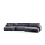 Atelier del Sofa Ugaona garnitura Enjoy Chl-O3-2R, 180x405x150 cm, Antracit