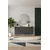 Hanah Home komoda Ayshe 150, 150 cm, antracit / zlatna