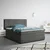 Boxspring Krevet Palace 180/200 cm , antracit