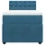 vidaXL vidaXL Box spring postelja z vzmetnico modra 90x190 cm žamet, (21309833)