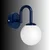 Opviq zidna lampa Loop-20451-G, 1 × E27, teget