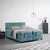 Boxspring Krevet Dixon 180/200 cm , tamnoplava