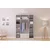 HANAH HOME Ormar mat bela boja Rb 186 02