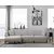 Atelier del Sofa Ugaona garnitura Aren 145x43x206cm Siva