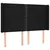 Vidaxl Box spring postelja z vzmetnico LED črna 140x200 cm blago