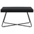 klupa Crna 80 x 40 x 45 cm Baršun