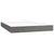 Krevet box spring s madracem LED sivi 140x190cm od umjetne kože