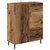 Highboard s ladicama 2 pcs Staro drvo Konstruirano drvo