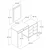 Aberto Design Komoda Lizbon 546 124x84,7x40cm Orah