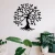 Wallity Zidna dekoracija Tree, 60x60 cm, 1.2mm, Crna