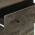 Komoda 2 kom crna 60x33x75 cm Puno drvo Mango