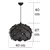 Opviq Luster UAV009, 67cm, E27