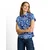 TOM TAILOR Bluza  modra / bela