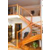 Lesene stopnice s stranicami Nizza