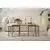 Hanah Home Set klub stolova Defne, Krem-crni