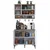 Hanah Home višenamenski ormarić JE271, 90,2 cm, beli / orah