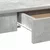 Radni stol boja betona 100x45x75 cm od konstruiranog drva