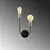 Opviq Zidna lampa 2 x E27 Max 40, Crna
