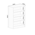 HANAH HOME Ormar za cipele mat bla boja Rb 086