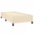 Vidaxl Box spring postelja z vzmetnico krem 100x200 cm blago
