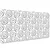 Decormat Podloga za pisalno mizo Snail shells 100x50 cm