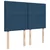 Vidaxl Box spring postelja z vzmetnico modra 160x200 cm blago