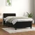 Vidaxl Box spring postelja z vzmetnico črn 90x190 cm žamet
