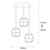 Conceptum Hypnose Luster Tellini-MR-1001, 40 cm, 3xE27