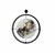 Wallity Zidni sat Mclock-00122, 58x65x7 cm, Crni