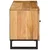 vidaXL TV omarica s polico Rjava 105 x 33,5 x 46 cm Masiven les manga