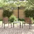 Vrtna stolica 2 pcs Smeđa 78 x 55,5 x 75,5 cm poliratan