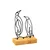Atelier Del Sofa Dekorativna figura Pingu, 26x8x17 cm, Crna