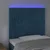 LED uzglavlje tamnoplavo 80x5x118/128 cm baršunasto