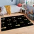 Conceptum Hypnose Tepih Hmi Kdc-110, Pravougaoni, 80 x 140 cm, Crni